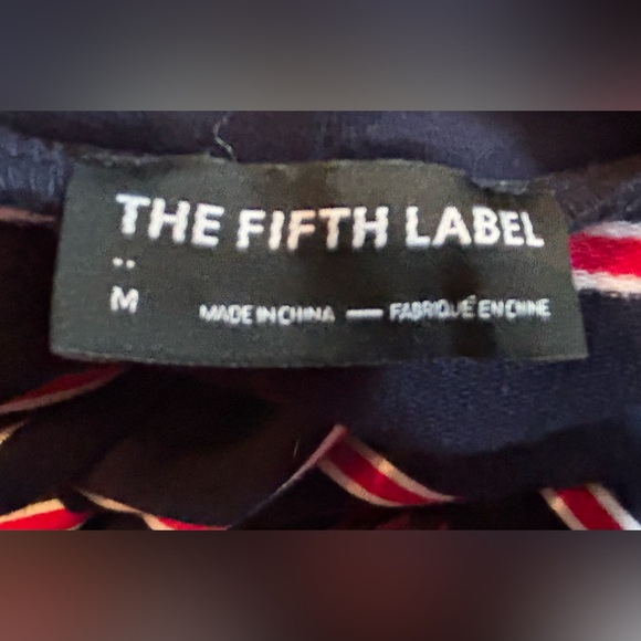 The Fifth Label Anthropologie striped nautical preppy mini dress. - Picture 3 of 5